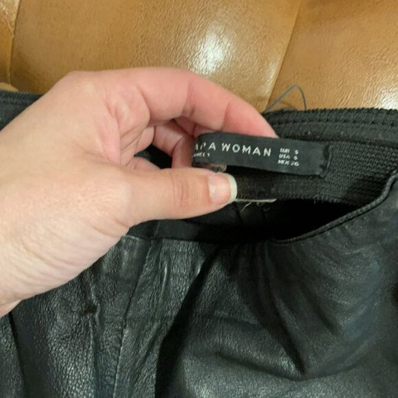 Zara Pleather Pants - Picture 5 of 6